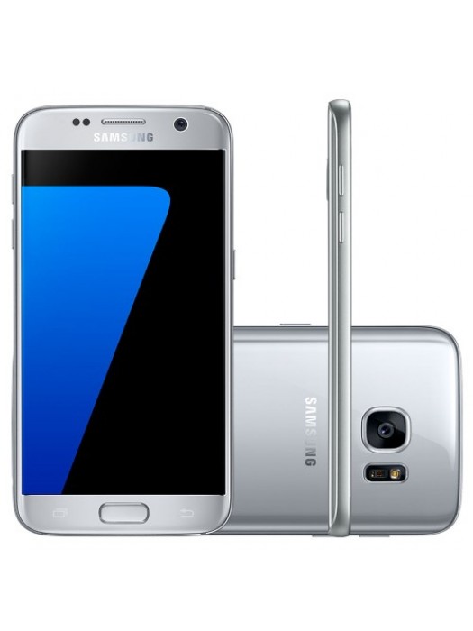 Smartphone Samsung Galaxy S7 SM-G930F Desbloqueado Tela 5.1" 32GB 4G Android 6.0 Prata